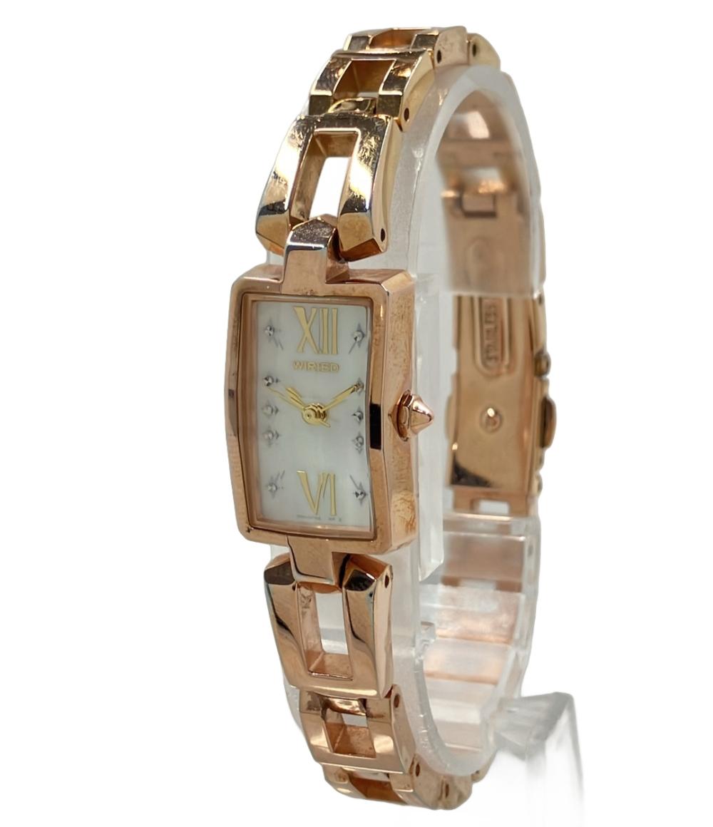 セイコー 腕時計 WIRED ワイアード クオーツ シェル 1N01-0MT0 レディース SEIKO