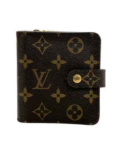 ルイ・ヴィトン 二つ折り財布 コンパクトジップ モノグラム M61667 レディース LOUIS VUITTON