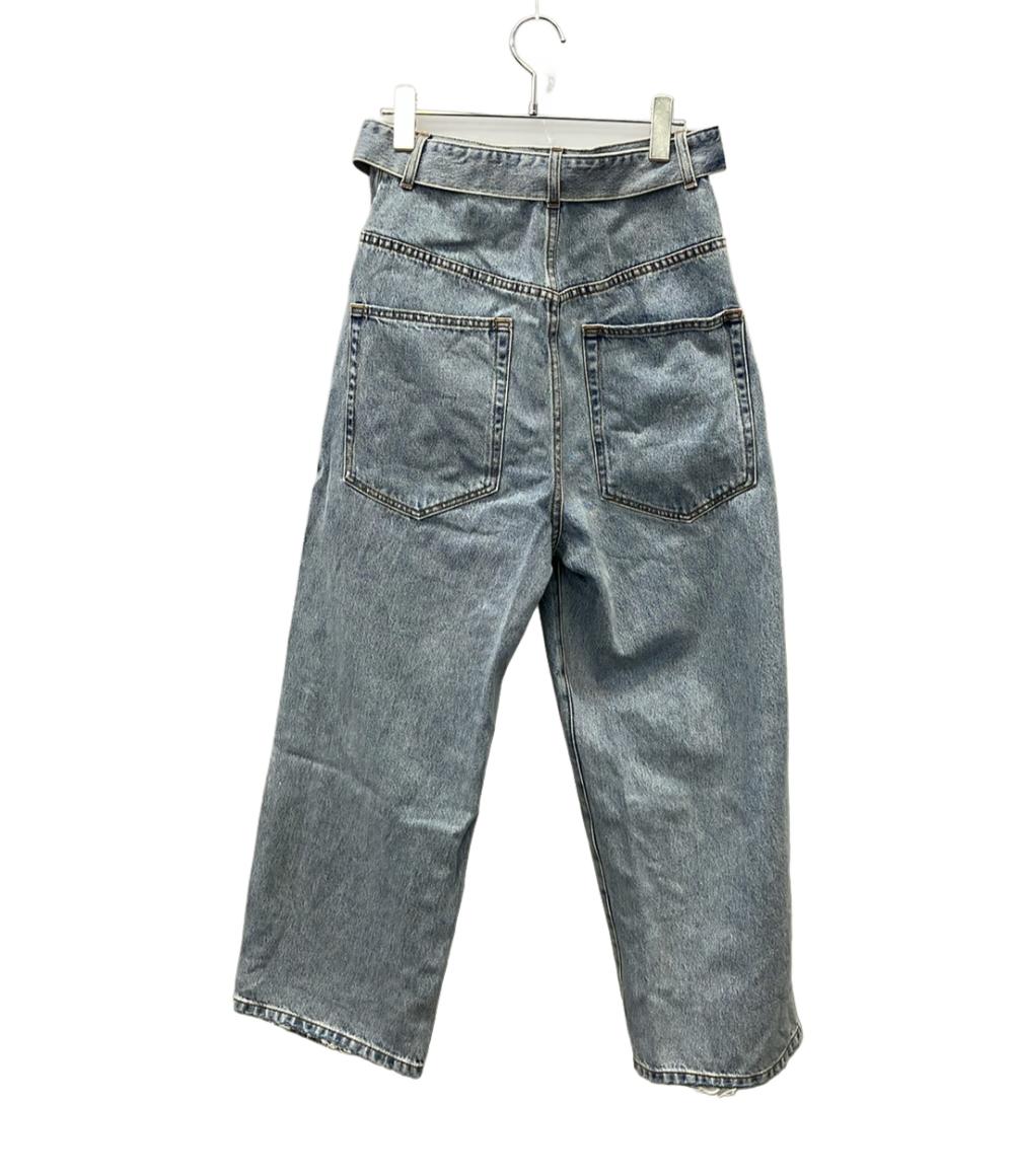 R'IAM-PLAGE デニムパンツ SUPER LOOSE  ダメージ加工 25-030-922-6050-4-0 レディース SIZE 36 (S) リアムプラージュ