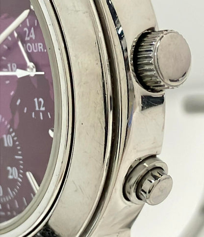 アニエスベー 腕時計 クオーツ レッドパープル V654-6100 レディース agnes b.