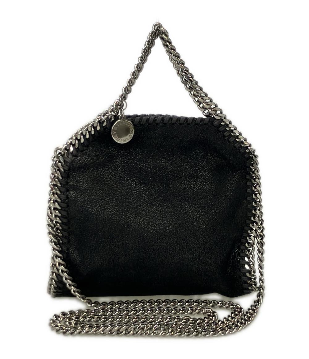 美品 Stella McCartney チェーンショルダーバッグ 斜め掛け ハンドバッグ ファラベラ タイニー 391698 W9132 レディース ステラマッカートニー