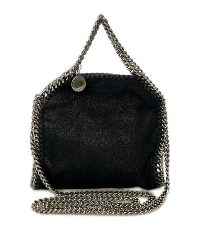 美品 Stella McCartney チェーンショルダーバッグ 斜め掛け ハンドバッグ ファラベラ タイニー 391698 W9132 レディース ステラマッカートニー