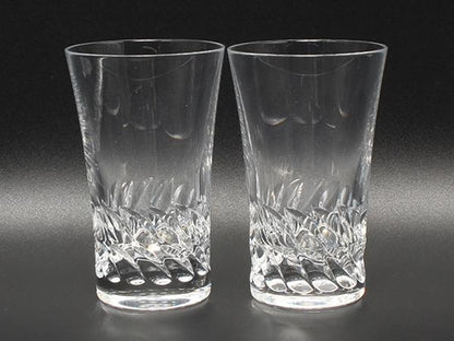 美品 バカラ グラス タンブラー 2点セット ペア グラスジャパン グローリア Baccarat