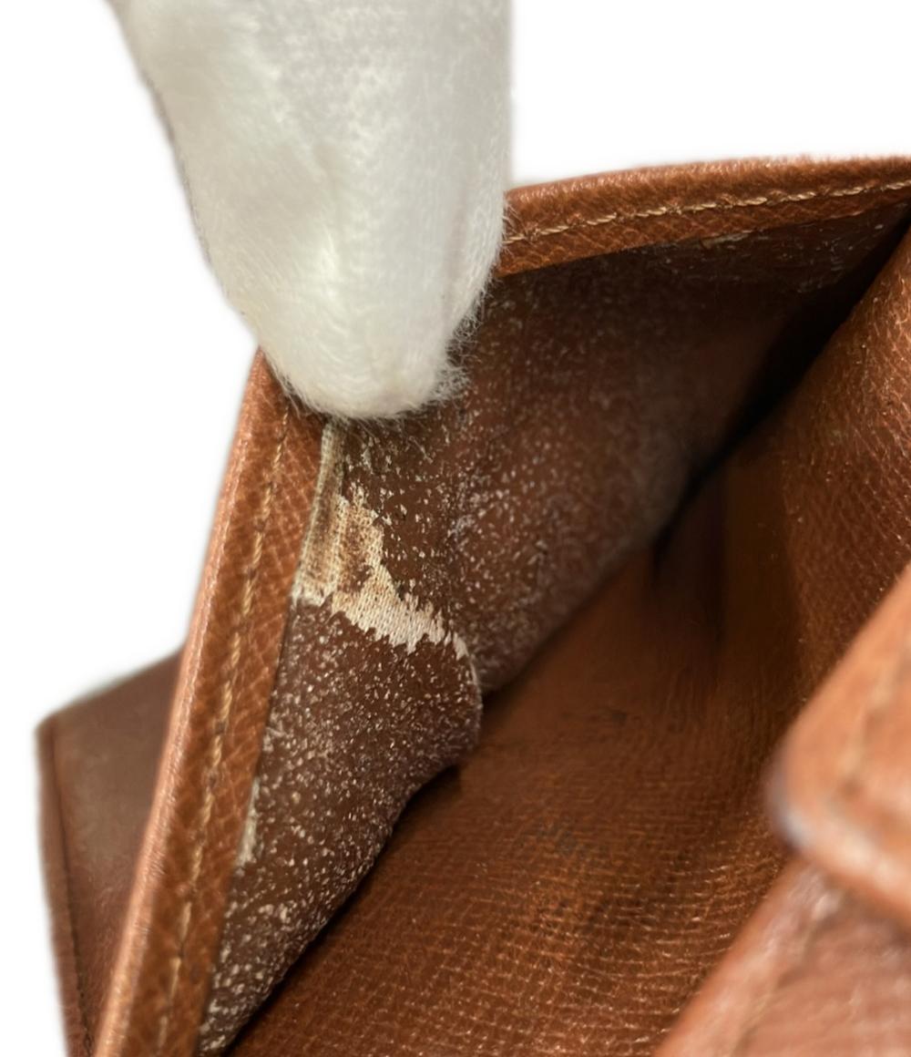 訳あり LOUIS VUITTON 二つ折り財布 ポルト ビエ カルト クレディ モネ モノグラム M61665 レディース ルイ・ヴィトン