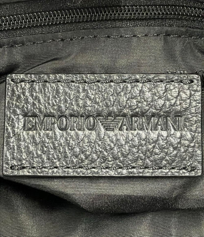 Emporio Armani 2WAY ボストンバッグ ショルダーバッグ 斜め掛け 布帛 メンズ エンポリオ・アルマーニ