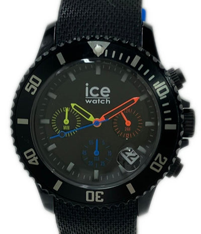 美品 ice watch 腕時計 クオーツ ブラック 021600 メンズ アイスウォッチ