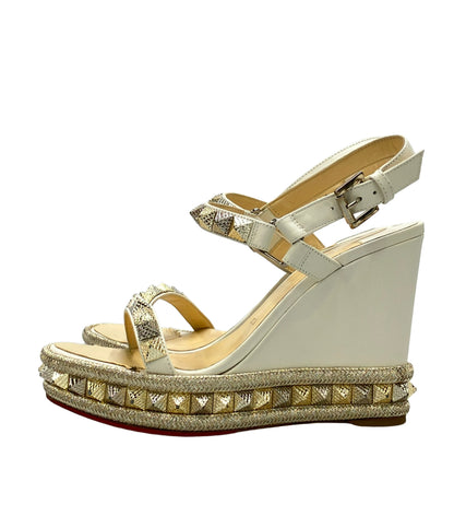Christian Louboutin ウェッジソールサンダル レディース SIZE 37 (24.5cm) クリスチャンルブタン