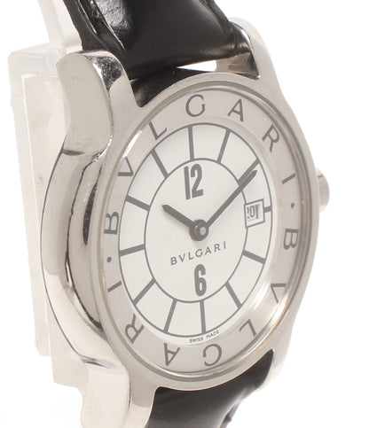 BVLGARI 腕時計 ソロテンポ クオーツ ホワイト ST29S レディース ブルガリ