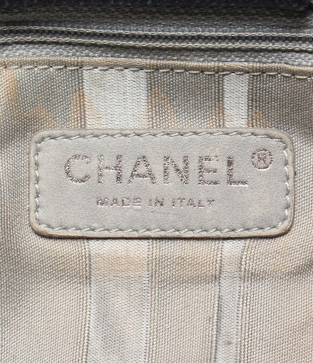 CHANEL ダブルチェーンショルダーバッグ シルバー金具 12番台 レディース シャネル
