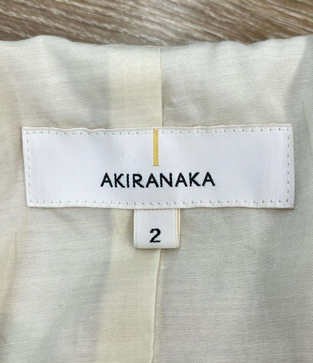 AKIRANAKA ノースリーブワンピース リヨセル生地 Soak flower dress BE AR2367-BE レディース SIZE 2 (M)