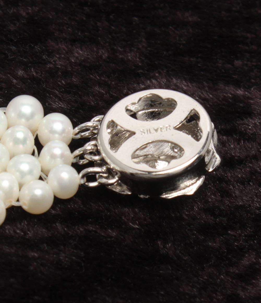 チョーカー ネックレス SV パール レディース
