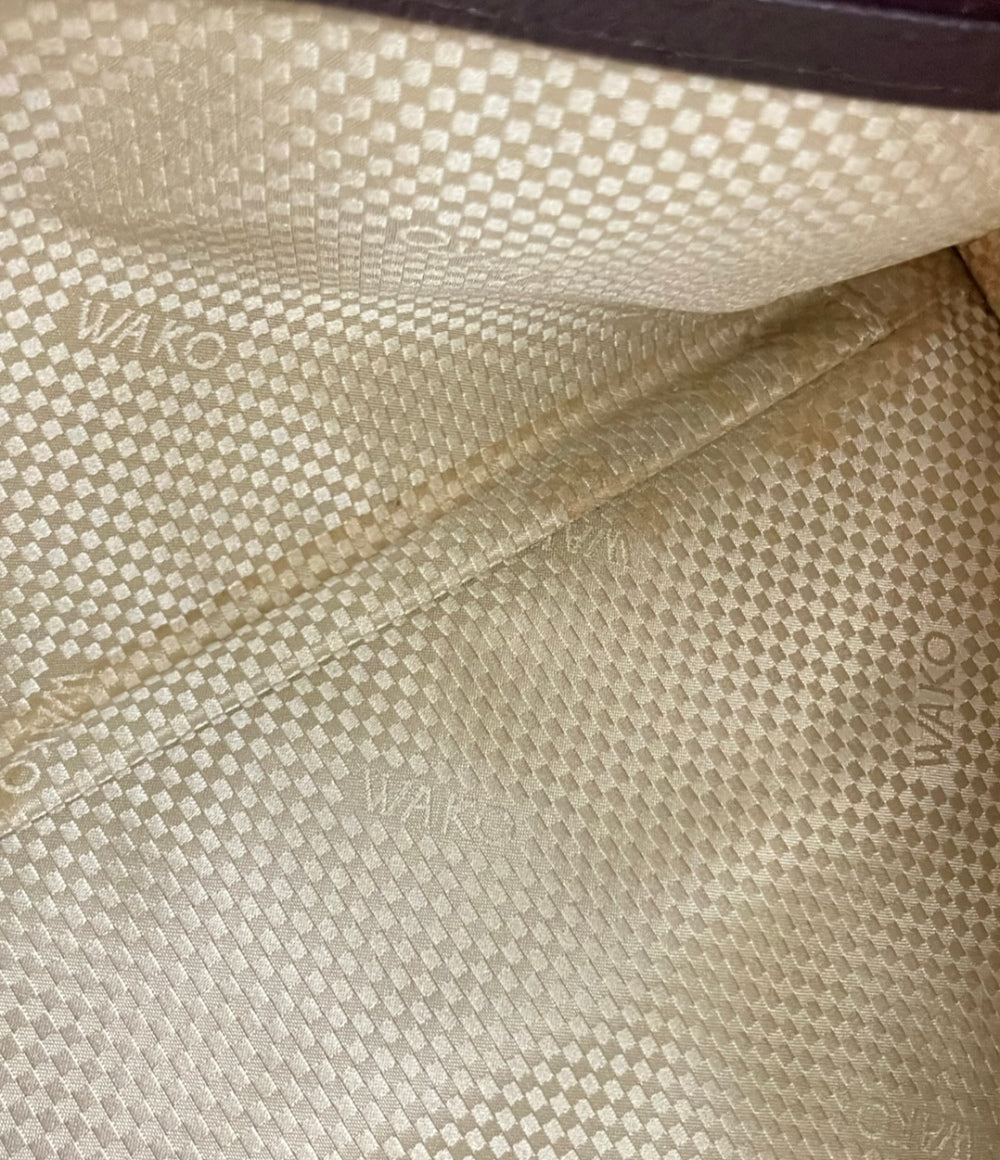 WAKO トートバッグ PVC レザー レディース ワコー