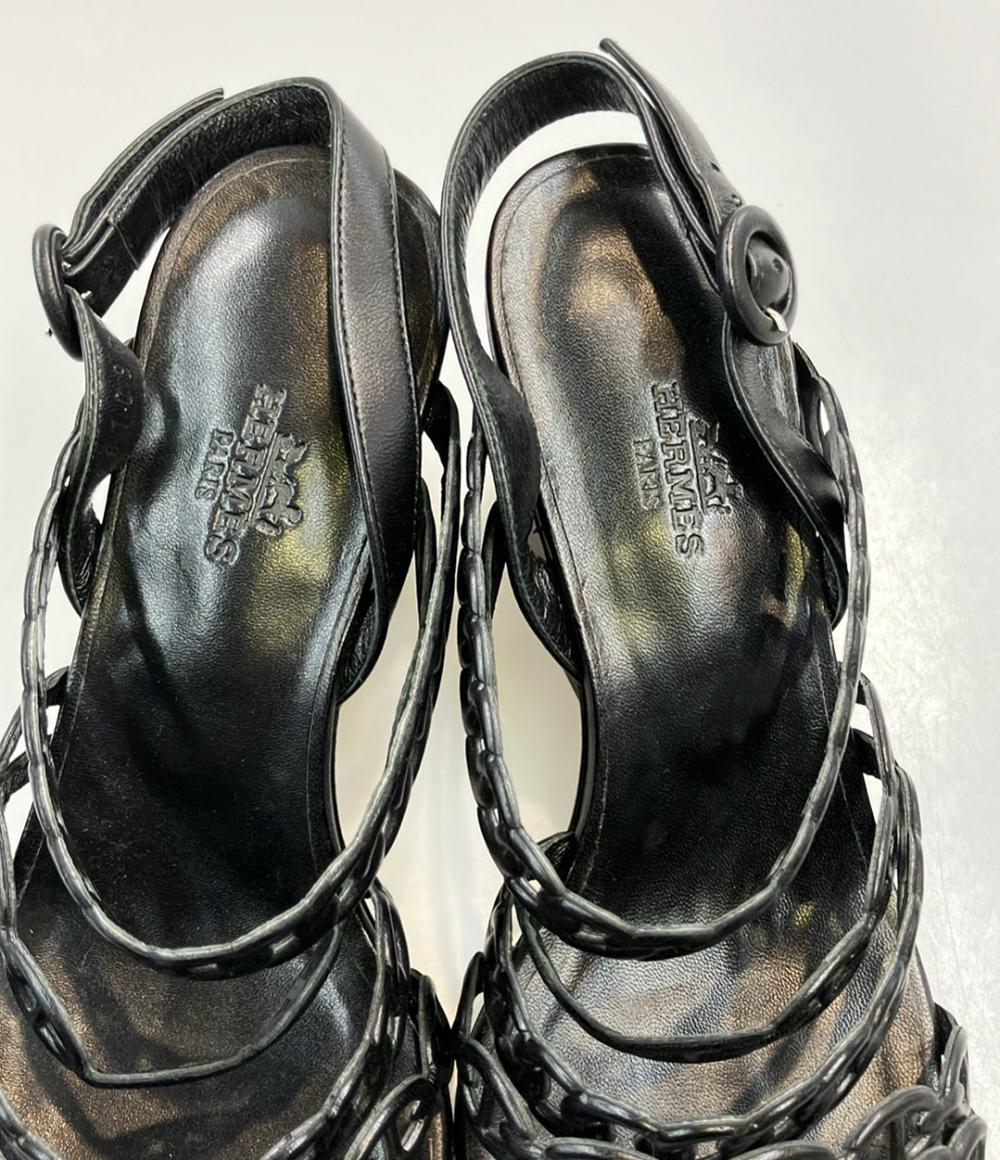 HERMES シェーヌダンクル ウェッジソールサンダル ロマンツァ レディース SIZE 36 (23cm) エルメス