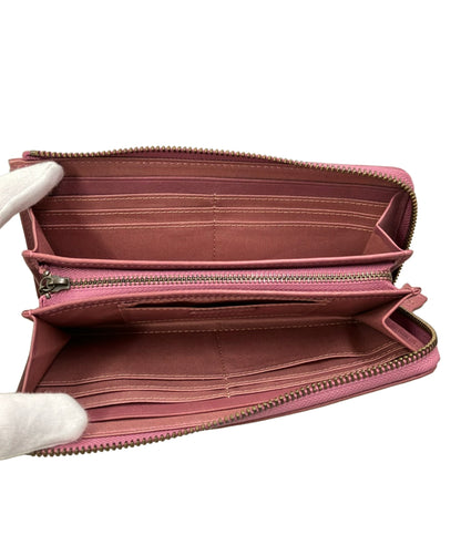 美品 Dakota L字ファスナー長財布 牛革 レディース ダコタ