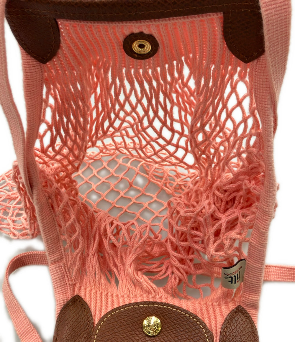 美品 Longchamp 2way ハンドバッグ ショルダーバッグ 肩掛け ル プリアージュ フィレ レディース ロンシャン
