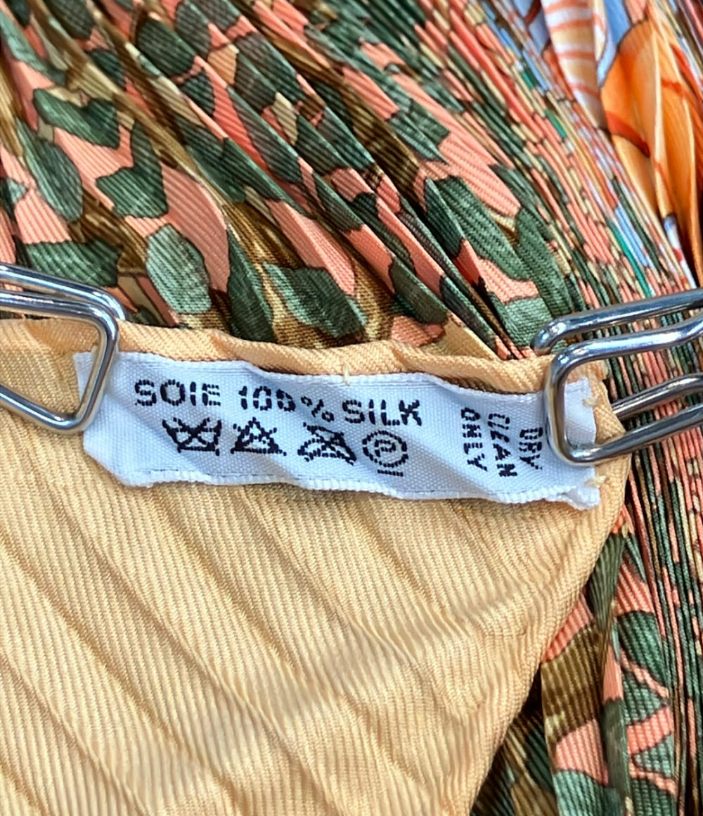 HERMES スカーフ カレ90 シルク100% アクシス・ムンディ(世界の中心軸