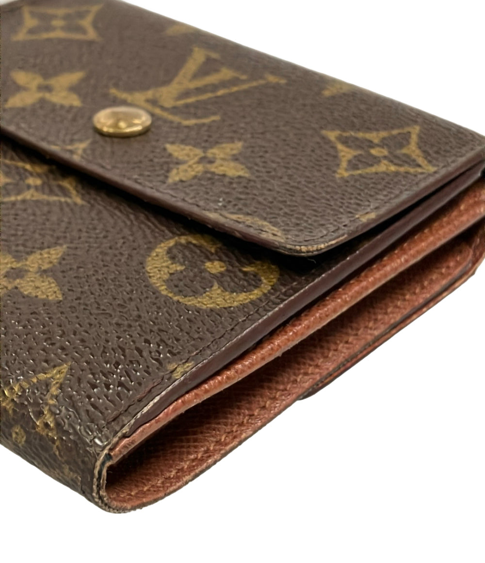 LOUIS VUITTON Wホック二つ折り財布 ポルトモネ ビエ カルトクレディ モノグラム M61652 レディース ルイ・ヴィトン