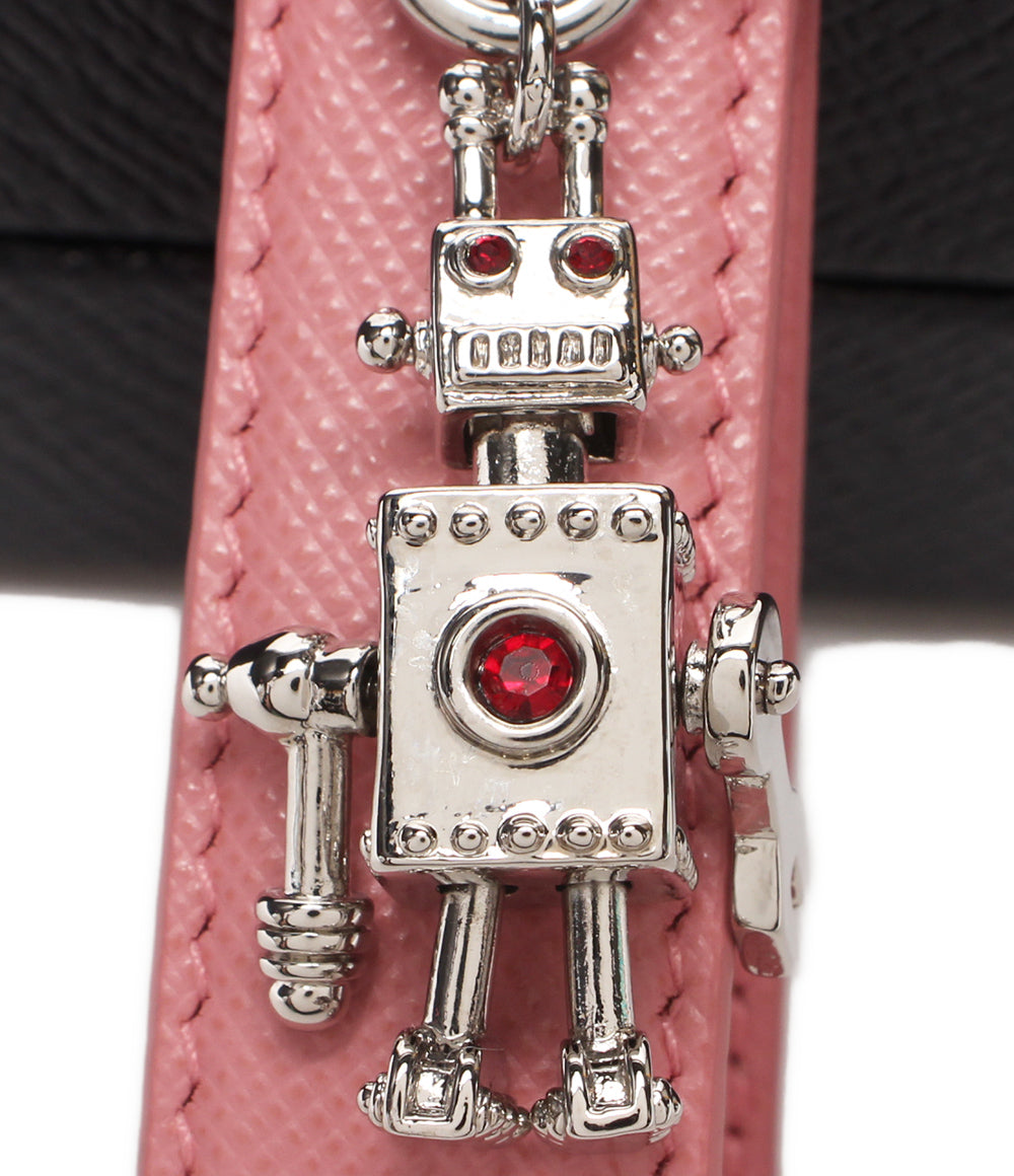 美品 PRADA バッグチャーム キーリング ロボット 1PP001 レディース プラダ