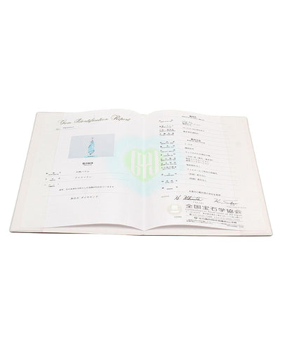 美品 ネックレス K18WG アクアマリン 34.17ct ダイヤ 0.19ct レディース