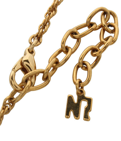 美品 NINA RICCI ネックレス ロゴ リボンモチーフ レディース ニナリッチ
