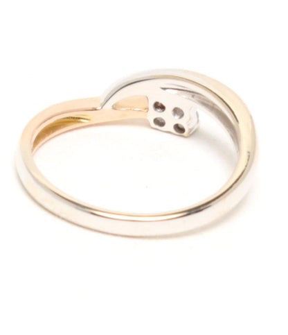 美品 VENDOME AOYAMA リング 指輪 K18 ダイヤ 4P レディース SIZE 7号 ヴァンドームアオヤマ