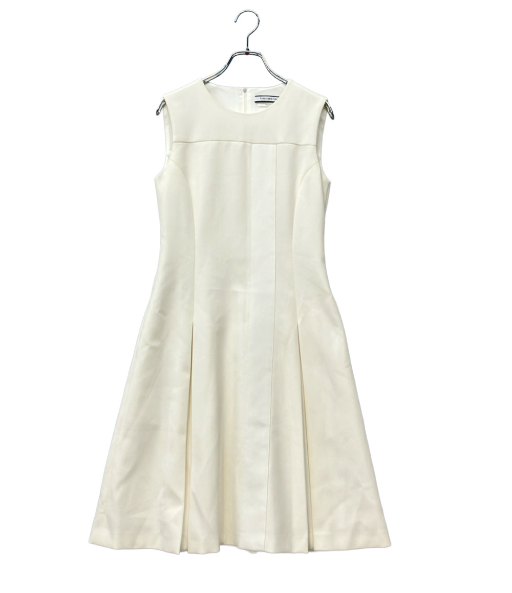 【試着のみ】FOXEY NEW YORK 42サイズ　ノースリーブワンピース FOXEY NEW YORK ノースリーブワンピース COLLECTION フロント切り替え