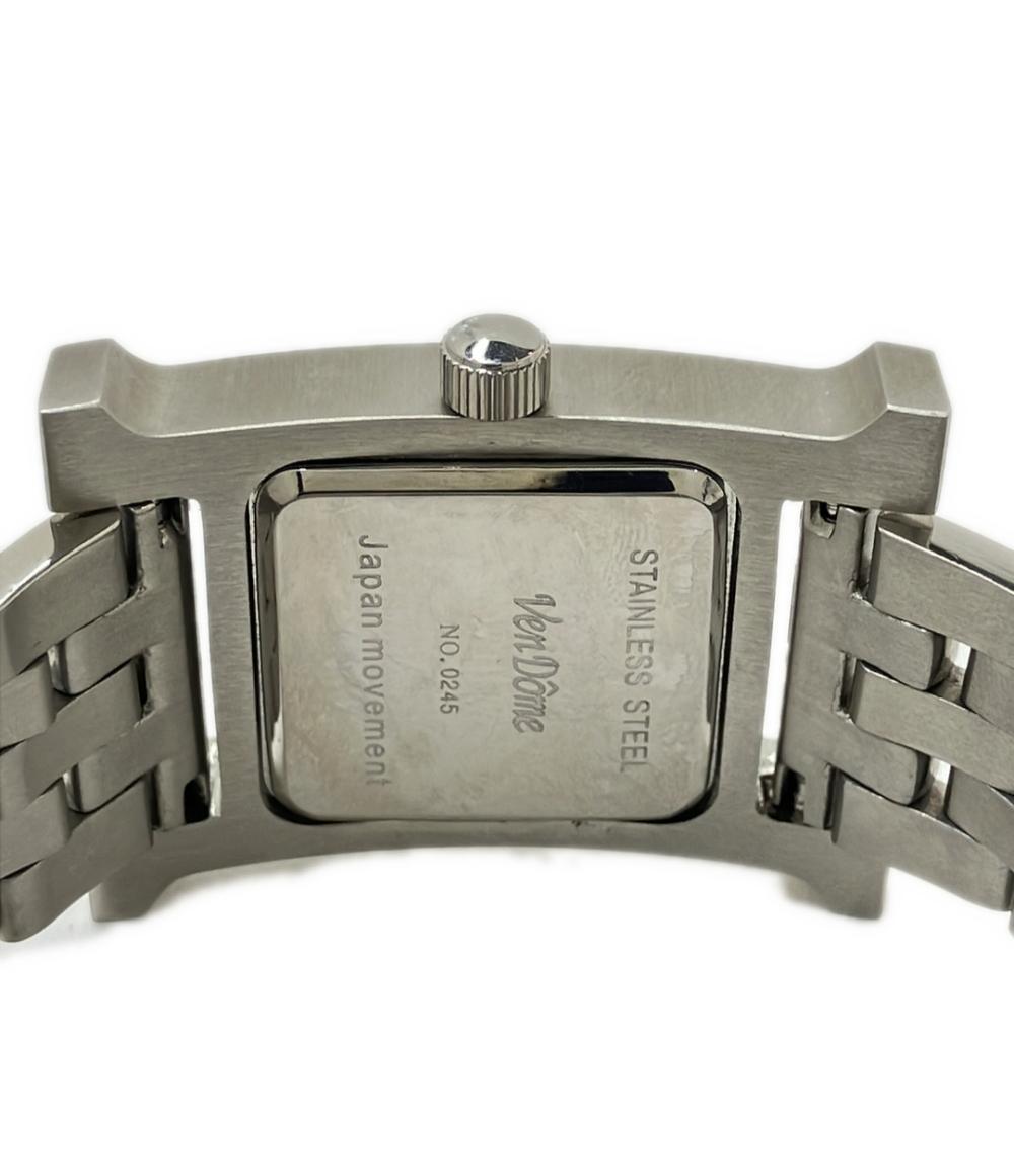 腕時計 クオーツ オレンジ ユニセックス VENDOME