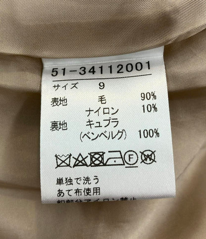 マーリエ ル カセット ノーカラーコート レディース SIZE 9 (M) Maglie le cassetto