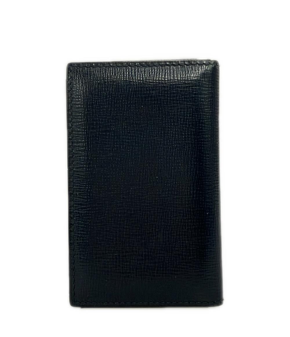 Valextra カードケース グレインカーフスキン メンズ ヴァレクストラ