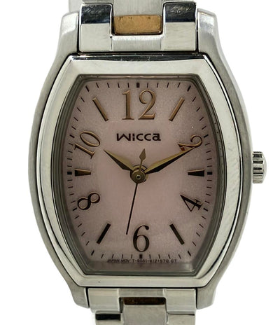 シチズン 腕時計 wicca ウィッカ ECO-DRIVE ソーラー ピンク E031-S085667 レディース CITIZEN