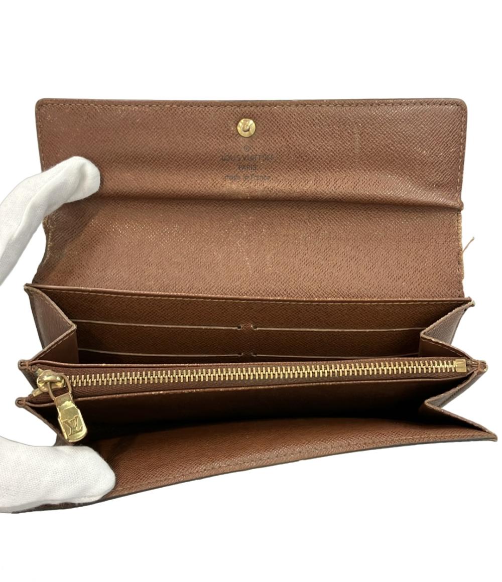 訳あり ルイ・ヴィトン 長財布 ポルトフォイユ サラ モノグラム M61726 レディース LOUIS VUITTON