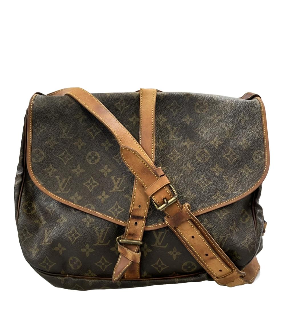 LOUIS VUITTON ショルダーバッグ 斜め掛け ソミュール 35 モノグラム