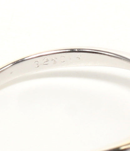 美品 リング 指輪 K18WG ルビー 0.25ct ダイヤ 0.15ct ハートモチーフ レディース SIZE 11号