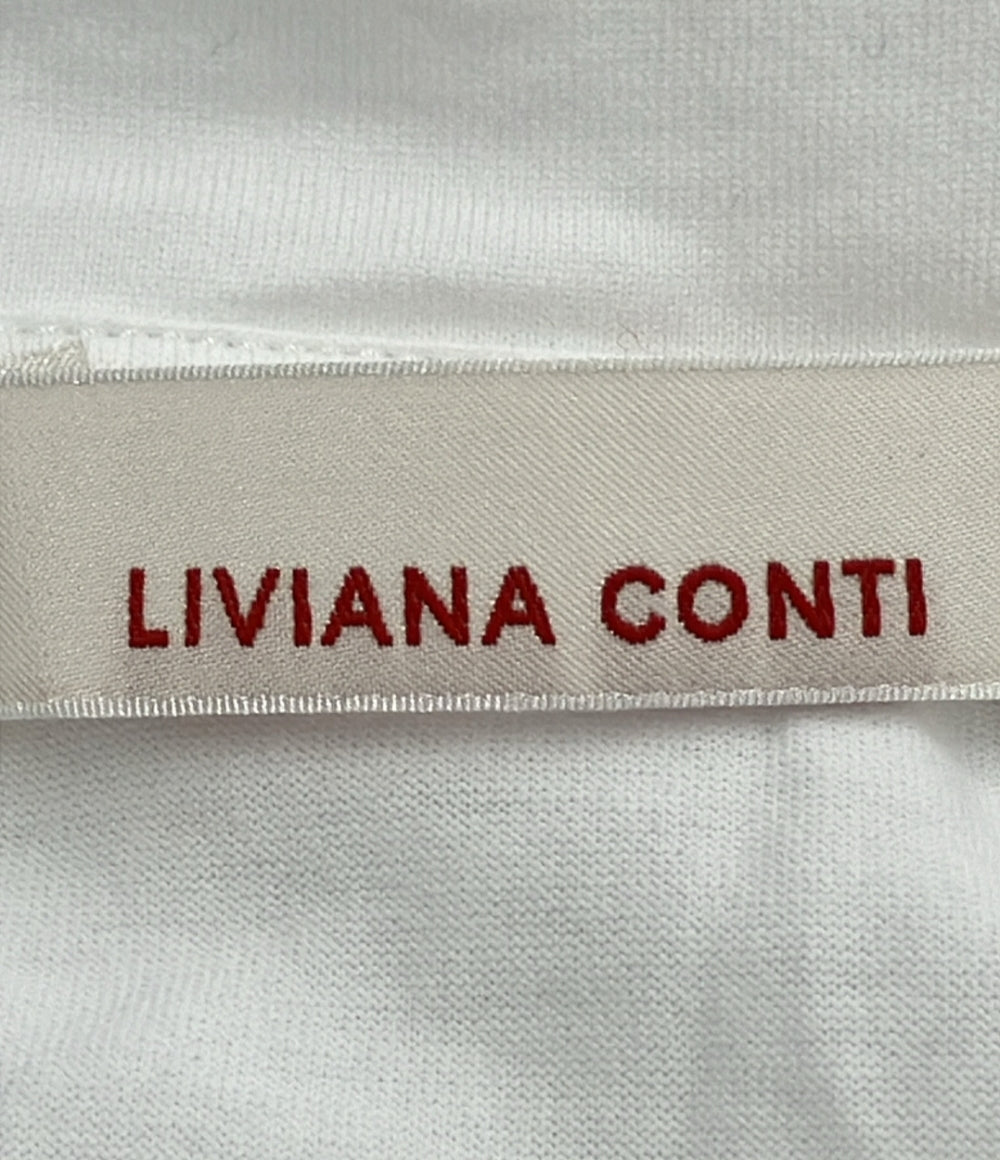 リビアナコンティ アシンメトリー半袖Tシャツ レディース SIZE S (S) LIVIANA CONTI