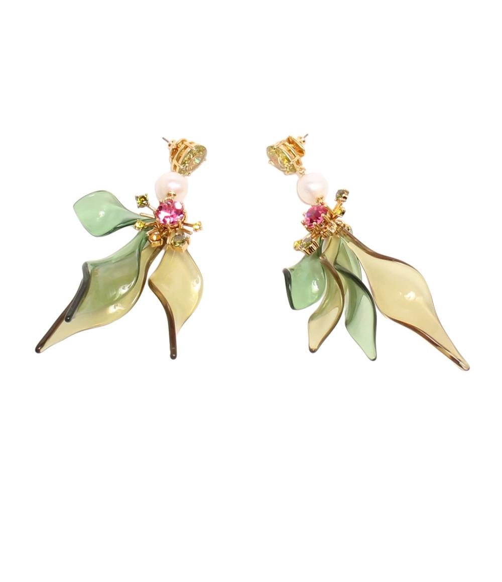 美品 Kate Spade ピアス ルーフトップ ガーデン ステートメント ドロップ レディース ケイトスペード