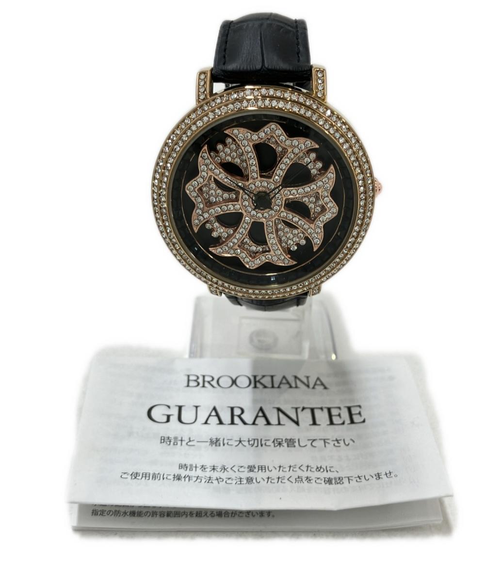 ブルッキアーナ 腕時計 レディース  ブラックパールローズゴールド 新品未使用 ブルッキアーナ 腕時計 クオーツ BA-2310 レディース BROOKIANA