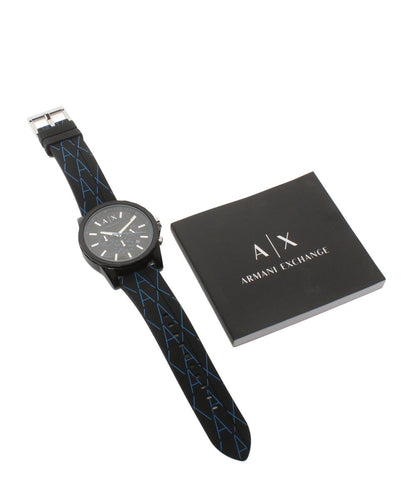 美品 ARMANI EXCHANGE 腕時計 クオーツ ブラック AX1342 メンズ アルマーニエクスチェンジ