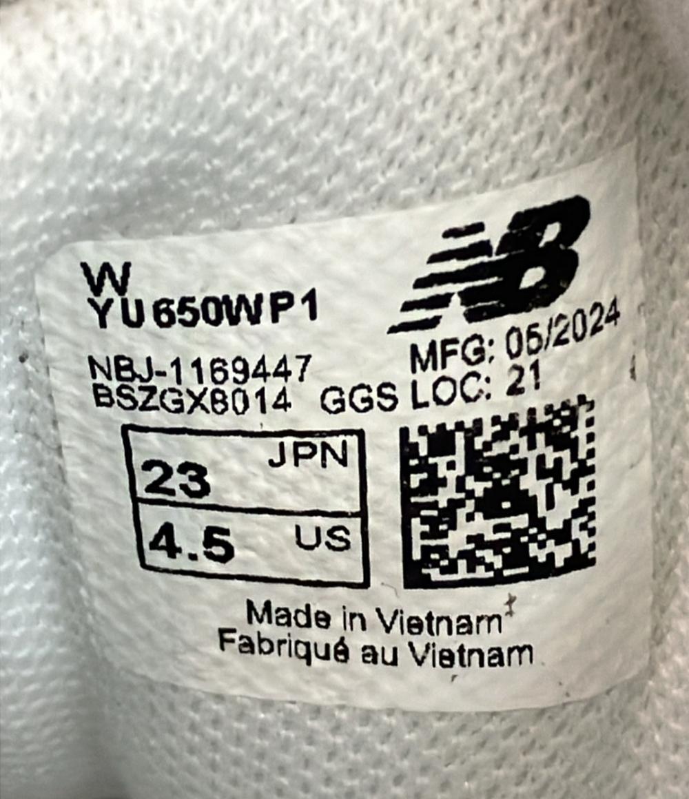 ニューバランス ローカットスニーカー YU650 フレッシュフォーム 650 YU650WP1 キッズ SIZE 23.0 NEW BALANCE