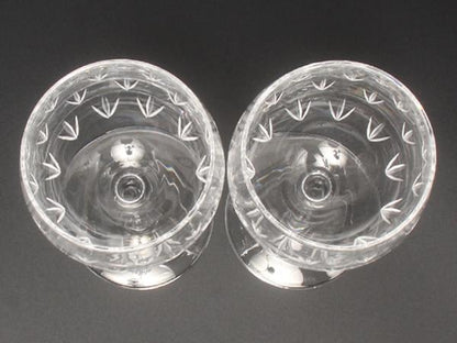 ティファニー ワイングラス 2点セット ペア フローレット TIFFANY&Co.