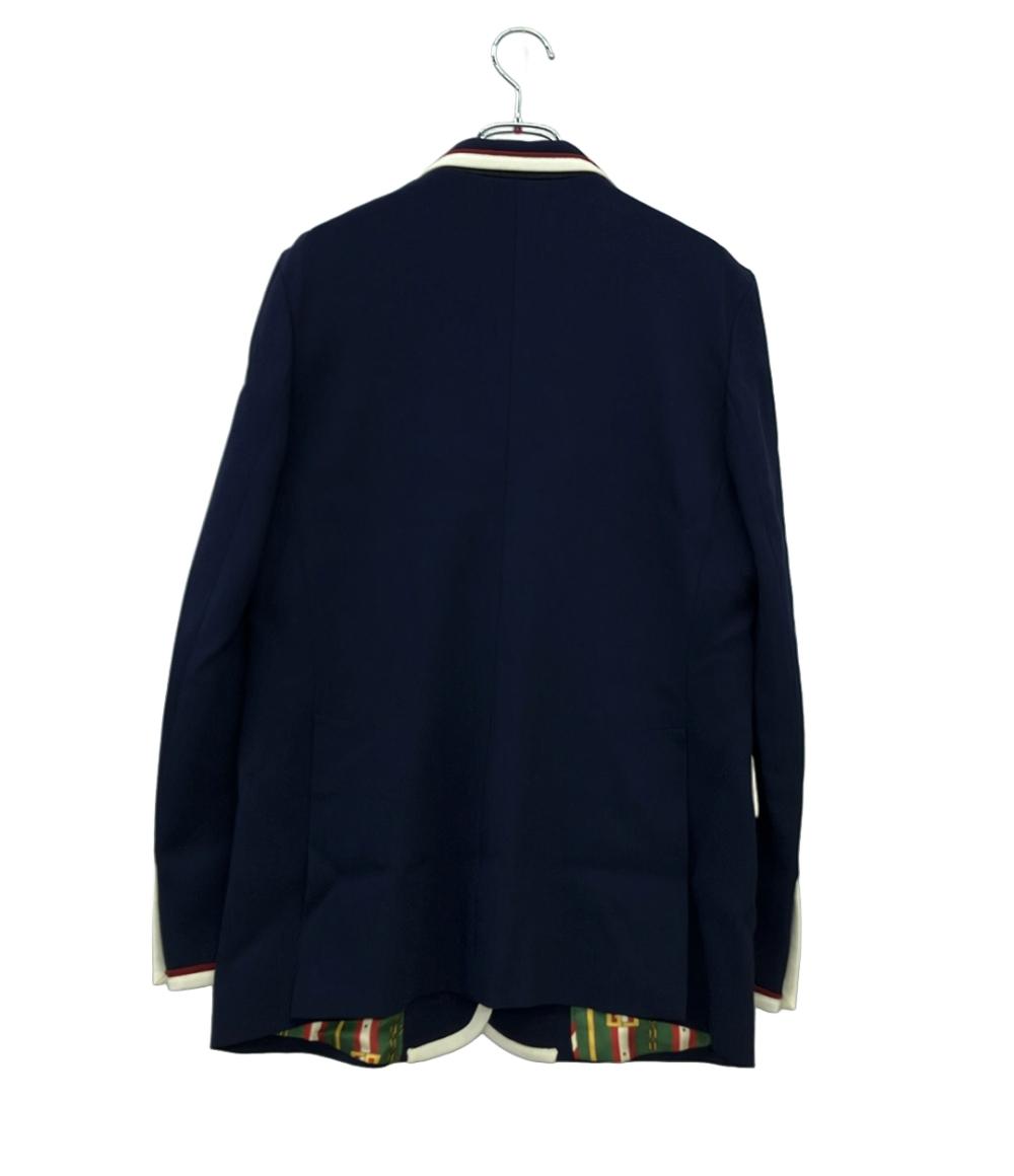 GUCCI テーラードジャケット Stretch Viscose Jacket 紺ブレザー