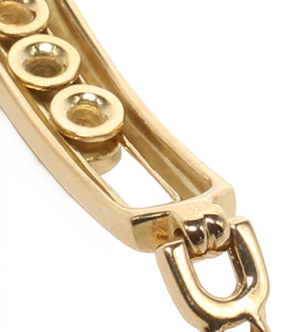 美品 ブレスレット K18 ダイヤ 0.11ct レディース