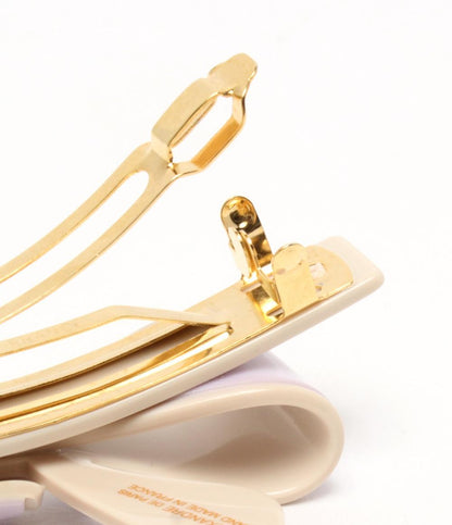 ALEXANDRE DE PARIS バレッタ ヘアアクセサリー リボンモチーフ レディース アレクサンドル ドゥ パリ