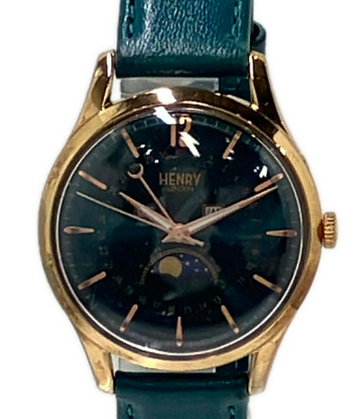 HENRY LONDON 腕時計 クオーツ グリーン系 HL39-LS-0380 レディース メンズ ヘンリーロンドン