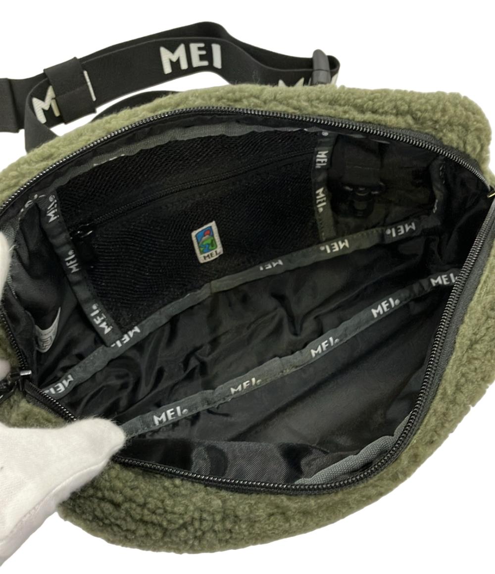 美品 MEI ボディバッグ ボア メンズ メイ