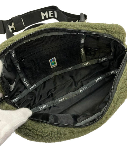 美品 MEI ボディバッグ ボア メンズ メイ