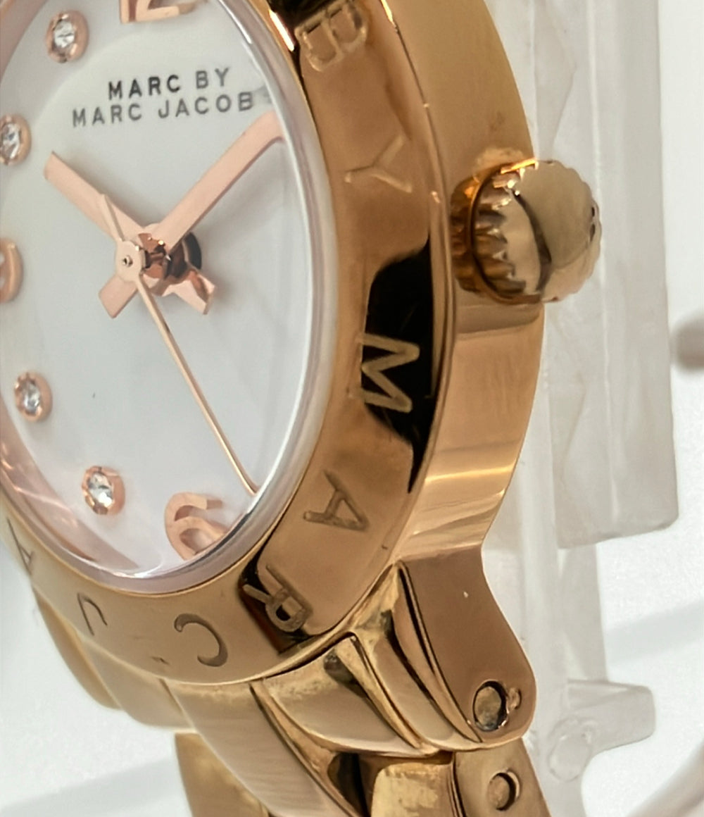 MARC BY MARC JACOBS 腕時計 クオーツ ホワイト MBM3078 レディース マークバイマークジェイコブス