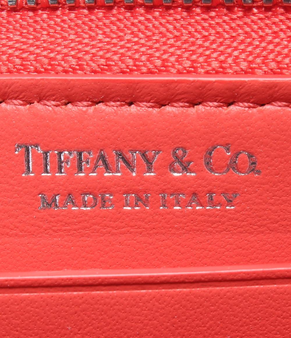 美品 ティファニー ラウンドファスナー長財布 リターントゥティファ ニー レディース TIFFANY&Co.