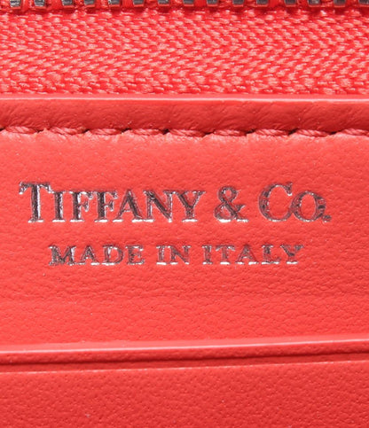 美品 ティファニー ラウンドファスナー長財布 リターントゥティファ ニー レディース TIFFANY&Co.
