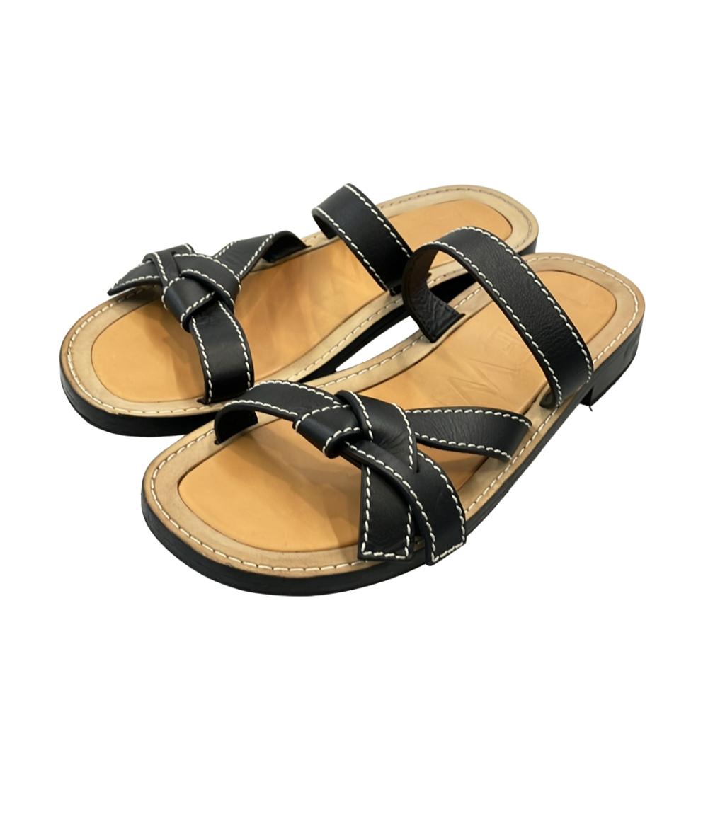 ロエベ　LOEWE サンダル　38 LOEWE ゲートサンダル フラット レディース SIZE 38 ロエベ – Rehello