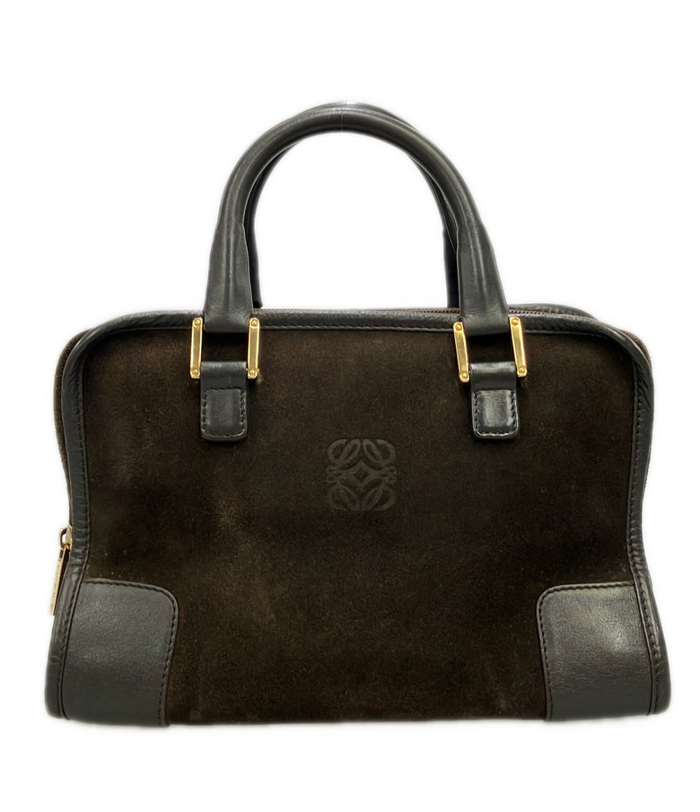 LOEWE ハンドバッグ スウェード アマナソ28 レディース ロエベ